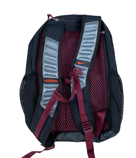 Jordan Williams Virginia Tech Football Team Issued Travel Backpack
