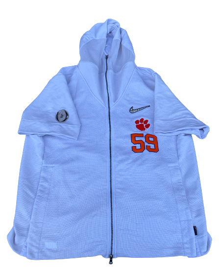 Jordan Williams Clemson Football Player Exclusive National Championship Media Day Jacket (Size 3XL)