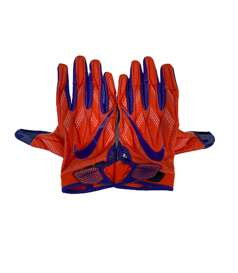 Jordan Williams Clemson Football Player Exclusive Gloves (Size 3XL)
