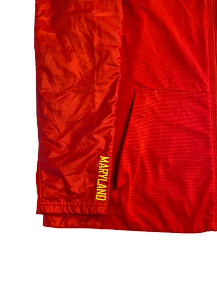 Darryl Morsell Maryland Basketball Team Issued Travel Jacket with 