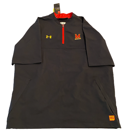 Darryl Morsell Maryland Basketball Team Issued Quarter-Zip Pullover (Size XL) - New with Tags