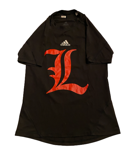Mitch Hall Louisville Football Team Exclusive Workout Shirt (Size L)