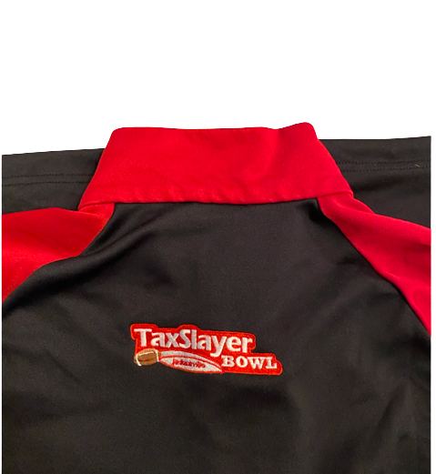 Mitch Hall Louisville Football Team Exclusive "TaxSlayer Bowl" Travel Jacket (Size L)