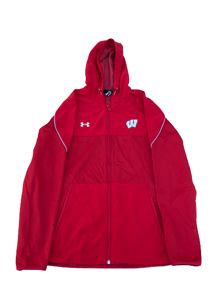 Carter Higginbottom Wisconsin Basketball Team Issued Jacket (Size L)