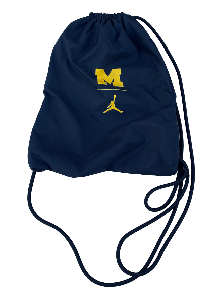 Danielle Rauch Michigan Basketball Team Issued Jordan Drawstring Bag