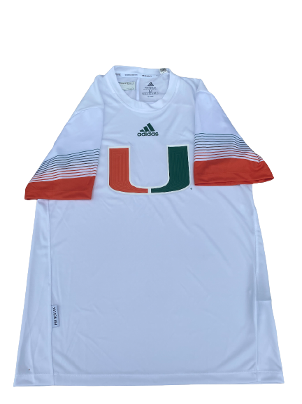 Charlie Moore Miami Basketball Team Issued Workout Shirt (Size M) - New with Tags