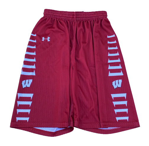 Carter Higginbottom Wisconsin Basketball Exclusive Practice Shorts (Size M)