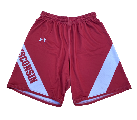 Carter Higginbottom Wisconsin Basketball Exclusive Practice Shorts (Size M)