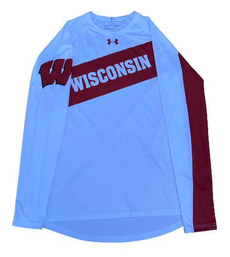 Carter Higginbottom Wisconsin Basketball Player Exclusive "UNITY" Pre-Game Shooting Shirt (Size M)