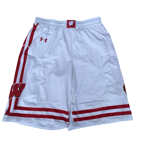 Brad Davison Wisconsin Basketball 2017 GAME WORN Shorts (Size L)