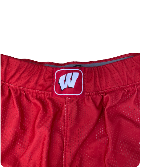 Brad Davison Wisconsin Basketball 2019 SIGNED GAME WORN Uniform Set - Jersey & Shorts (Size L)