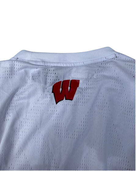 Brad Davison Wisconsin Basketball Exclusive Long Sleeve Pre-Game Warm-Up Shirt (Size L)