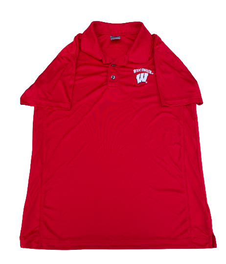 Brad Davison Wisconsin Basketball Team Issued Polo Shirt (Size L)