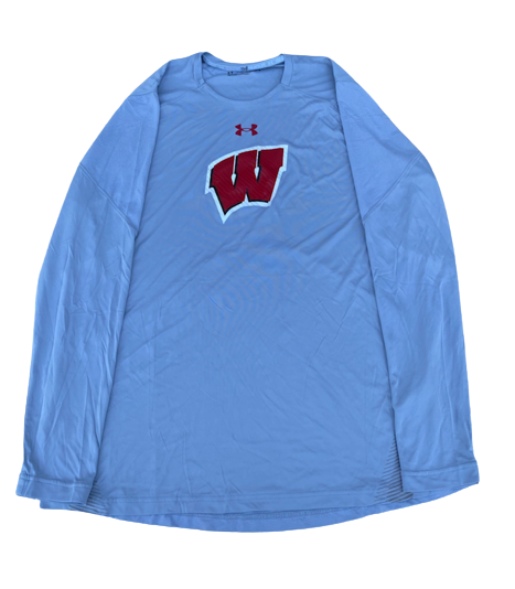 Brad Davison Wisconsin Basketball Team Issued Long Sleeve Shirt (Size L)