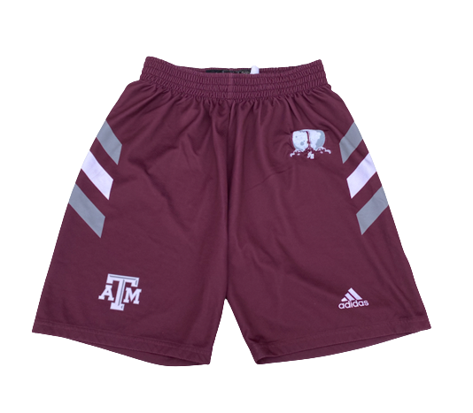 Zach Walker Texas A&M Basketball Exclusive Practice Shorts (Size L)