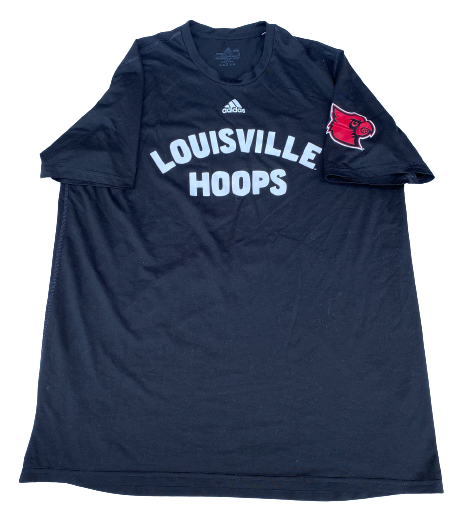 Malik Williams Louisville Basketball Team Issued Workout Shirt (Size XLT)