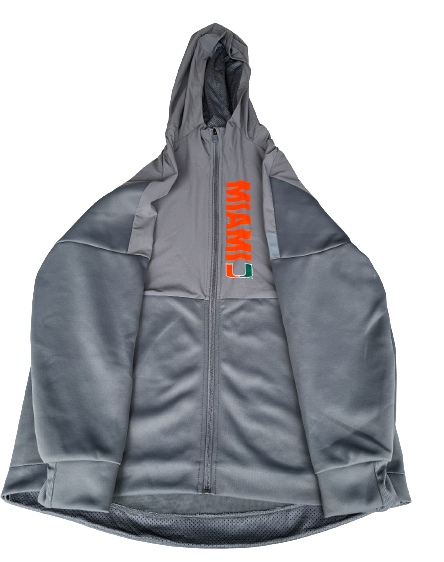 Sam Waardenburg Miami Basketball Team Issued Jacket (Size L)