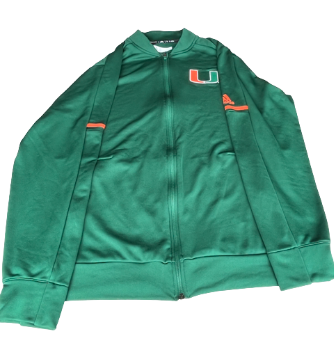 Sam Waardenburg Miami Basketball Team Issued Jacket (Size XL)