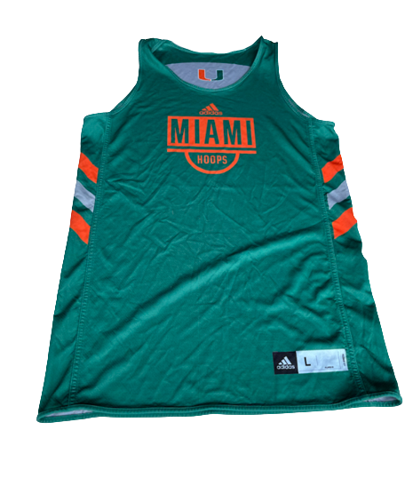 Sam Waardenburg Miami Basketball Team Exclusive Reversible Practice Jersey (Size L)
