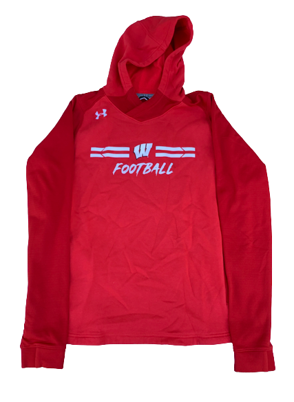 Scott Nelson Wisconsin Football Team Issued Sweatshirt (Size L)