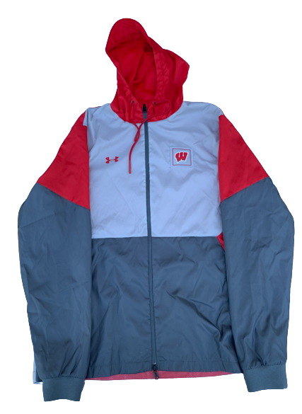 Scott Nelson Wisconsin Football Team Issued Jacket (Size L)
