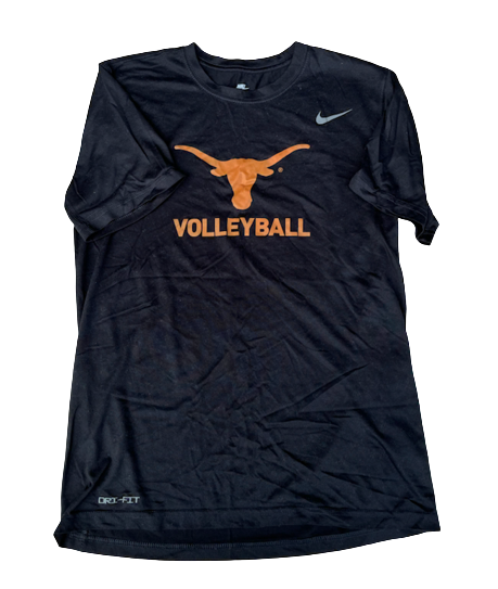 Jhenna Gabriel Texas Volleyball Team Exclusive Practice Shirt (Size M)
