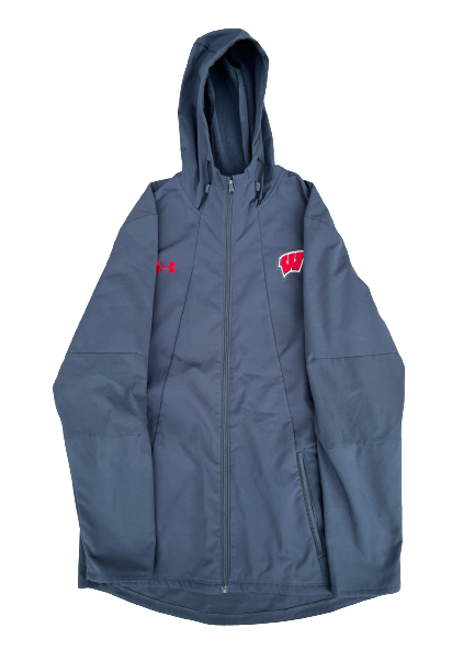 Carter Higginbottom Wisconsin Basketball Team Issued Jacket (Size M)