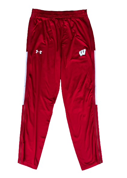 Carter Higginbottom Wisconsin Basketball Team Exclusive Sweatpants (Size M)