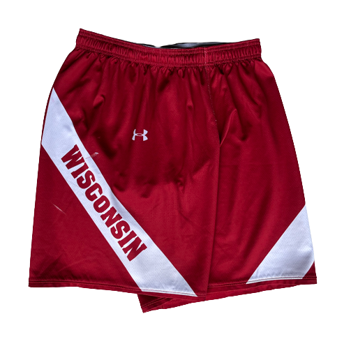 Carter Higginbottom Wisconsin Basketball Exclusive Practice Shorts (Size L)