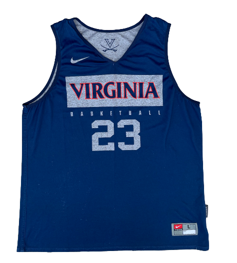 Kody Stattmann Virginia Basketball Team Exclusive Reversible Practice Jersey (Size L)