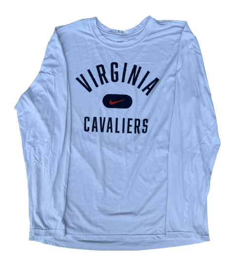 Kody Stattmann Virginia Basketball Team Issued Long Sleeve Shirt (Size XL)
