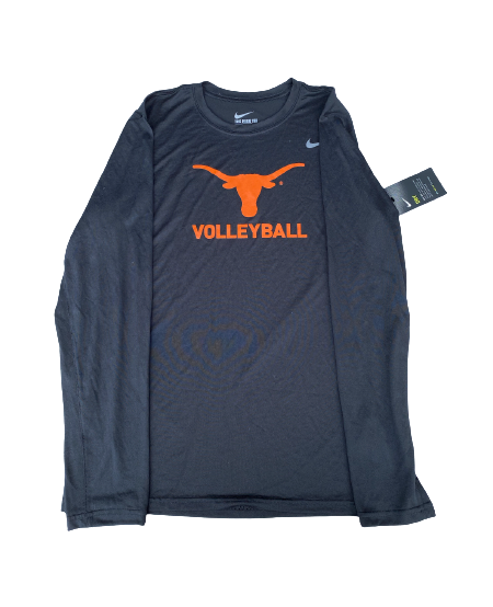 Jhenna Gabriel Texas Volleyball Team Exclusive Long Sleeve Practice Shirt (Size M) - New with Tags