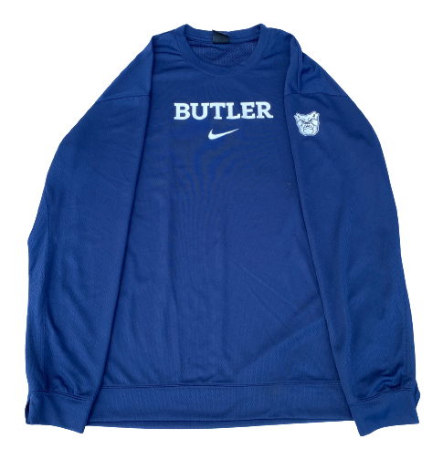 Bo Hodges Butler Basketball Team Issued Long Sleeve Bench Shirt (Size XL)
