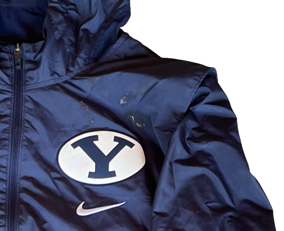 Yoeli Childs BYU Basketball Team Issued Jacket (Size 2XL)