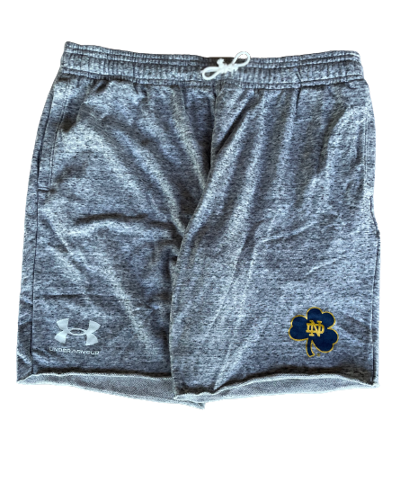Scott Daly Notre Dame Football Team Issued Sweatshorts (Size 2XL)
