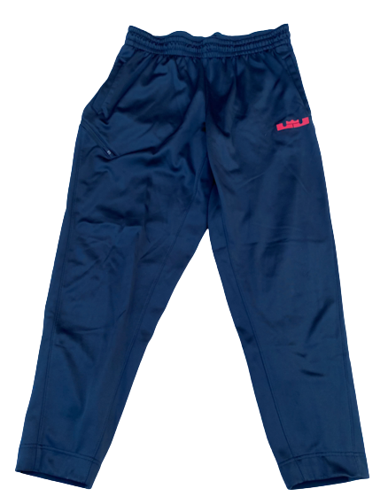 Cade Kacherski Ohio State Football Team Issued "LeBron James Brand" Sweatpants (Size XL)