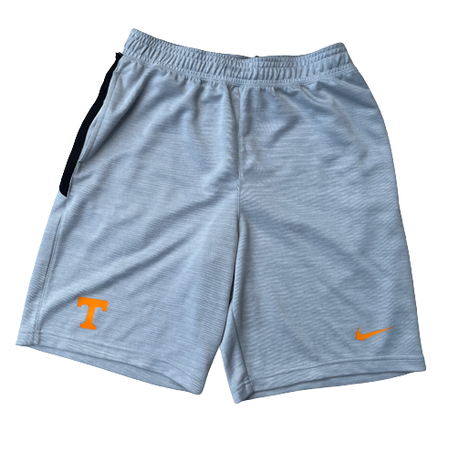 Brock Jancek Tennessee Basketball Team Issued Sweatshorts (Size L)