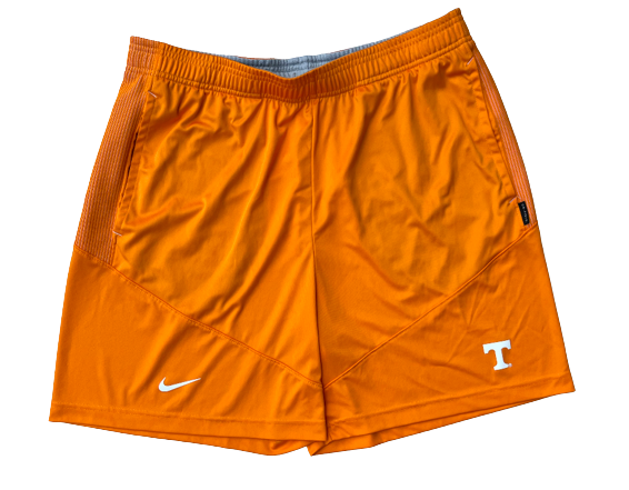 Brock Jancek Tennessee Basketball Team Issued Workout Shorts (Size L)
