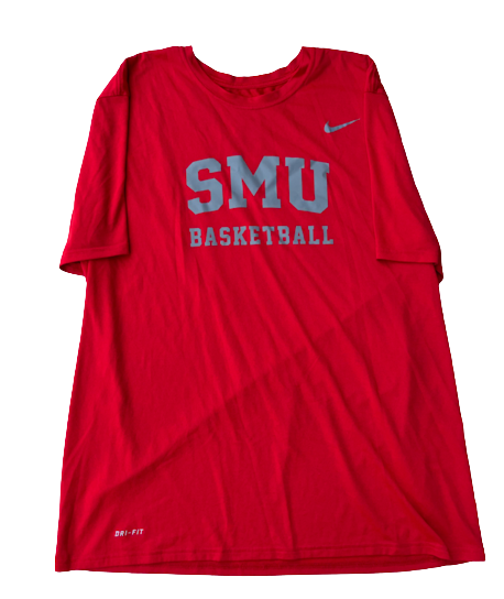 SMU Basketball Team Issued Workout Shirt (Size XL)