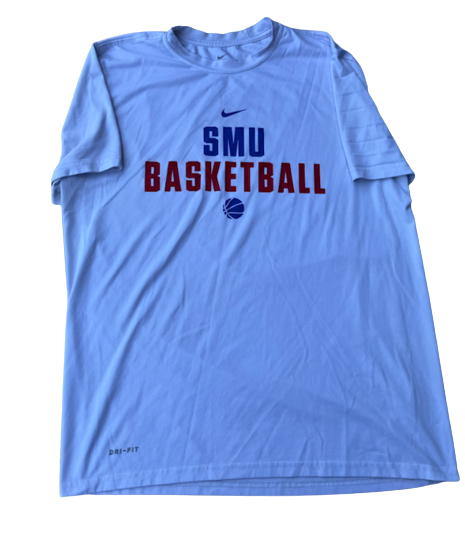 SMU Basketball Team Issued Workout Shirt (Size L)