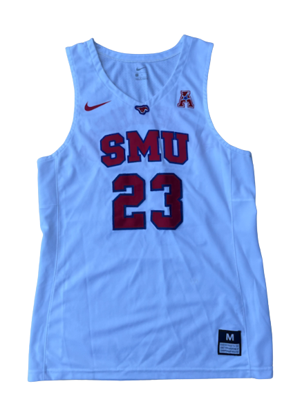 Michael Weathers SMU Basketball GAME WORN Jersey (Size M)