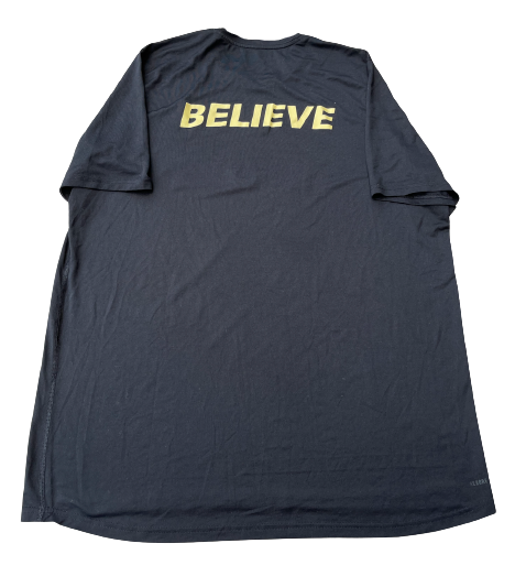 Riley Sorn Washington Basketball Team Issued "BELIEVE" Workout Shirt (Size 2XLT)