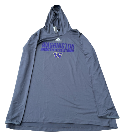 Riley Sorn Washington Basketball Team Issued Performance Hoodie (Size 2XLT) - New with Tags