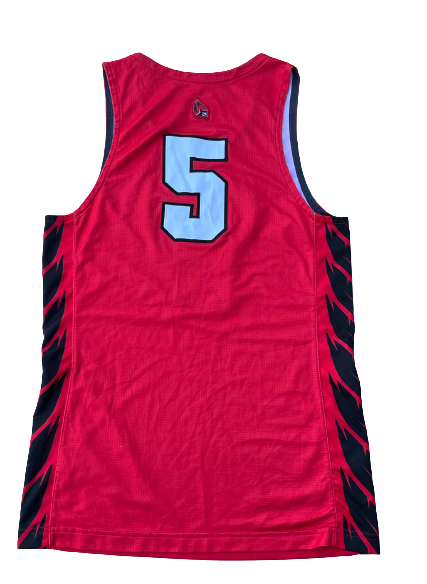 Ishmael El-Amin Ball State Basketball GAME WORN Jersey (Size M)