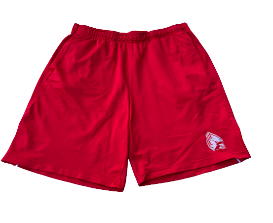 Ishmael El-Amin Ball State Basketball Team Issued Workout Shorts (Size L)