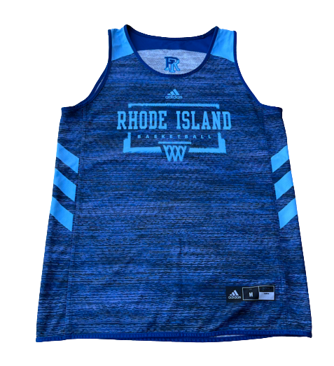 Ishmael El-Amin Rhode Island Basketball Team Exclusive Reversible Practice Jersey (Size M)