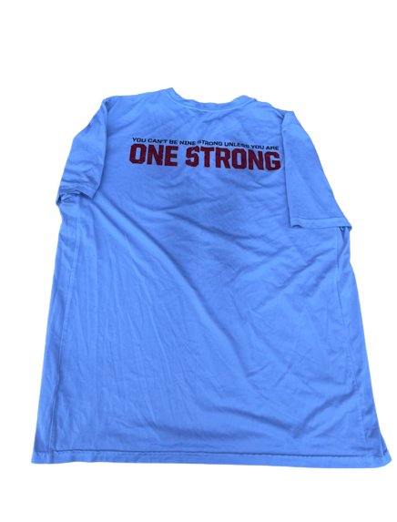 Isaiah Pryor Ohio State Football Team Exclusive "ONE STRONG" Workout Shirt (Size XL)
