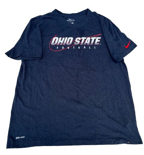 Isaiah Pryor Ohio State Football Team Issued Workout Shirt (Size XL)