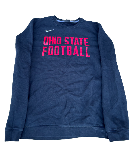 Isaiah Pryor Ohio State Football Team Issued Crewneck Sweatshirt (Size XLT)