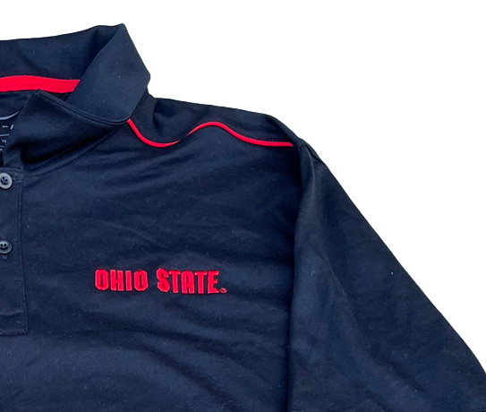 Isaiah Pryor Ohio State Football Team Issued Polo Shirt (Size XL)